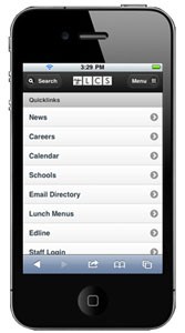 LCS Mobile Site