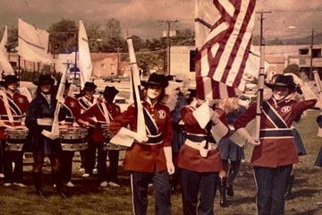 Heritage Marching Band at the Lynchburg Classic circa 1976