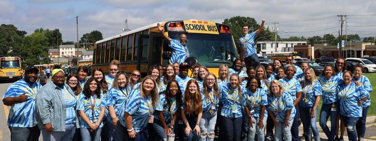 Sandusky Elementary staff group photo